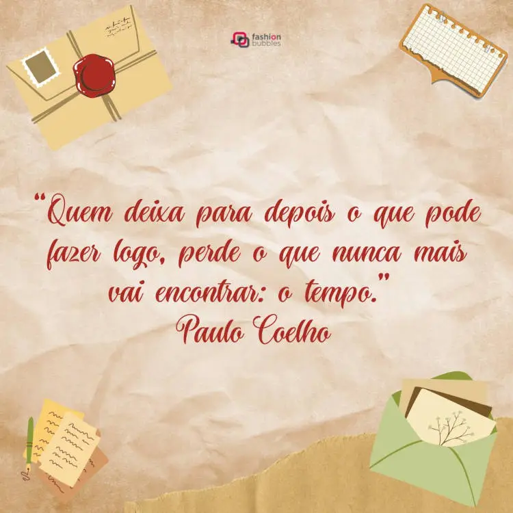 Frase reflexiva de Paulo Coelho