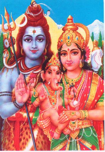 Shiva Parvati ganesha