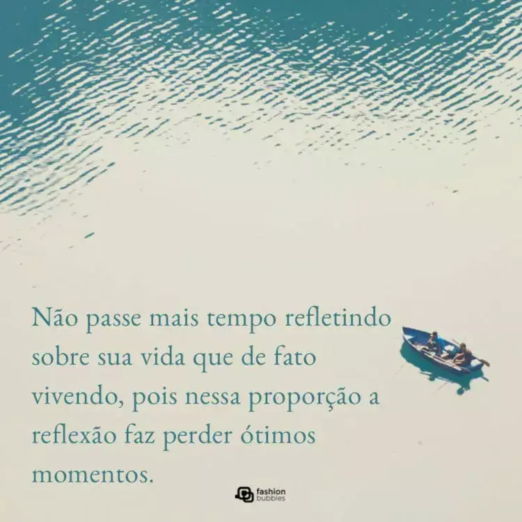 Frase sobre refletir