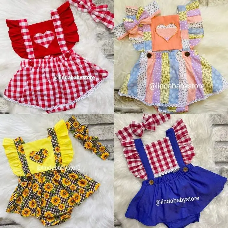 Foto de Roupas de festa junina para meninas bebês
