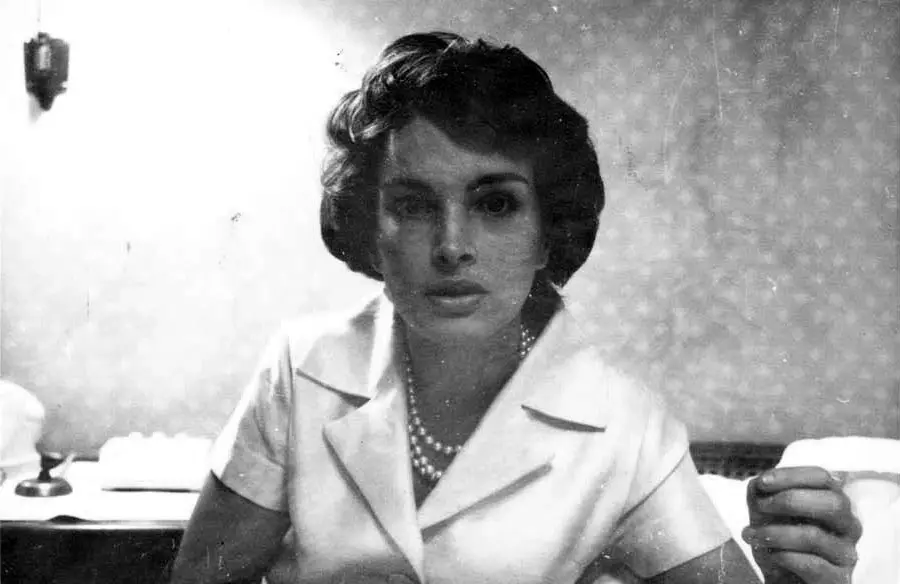 Foto de Maria Thereza Goulart, em 1961. 