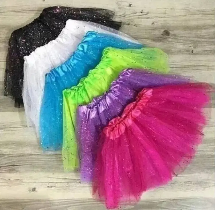 Saias de tule coloridas