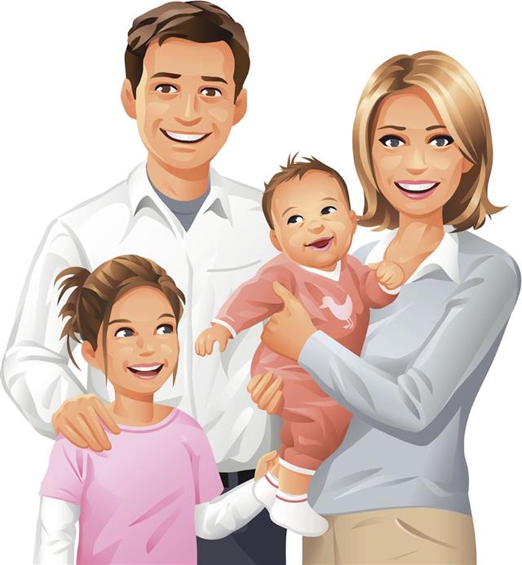 Família, desenho.