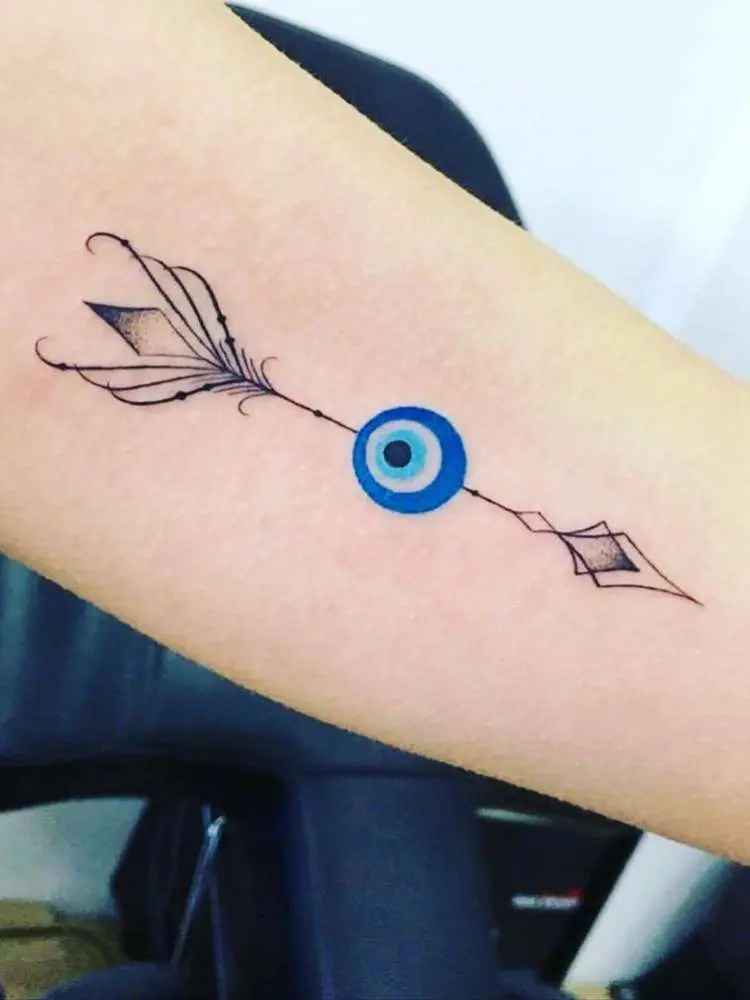 Opção de tatuagem de olho grego