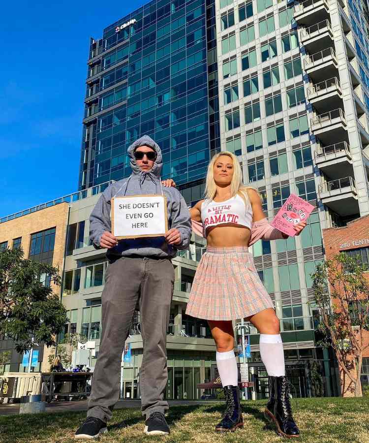 Traje de Dia das Bruxas para namorados: Regina George e Aaron Samuels de Meninas Malvadas