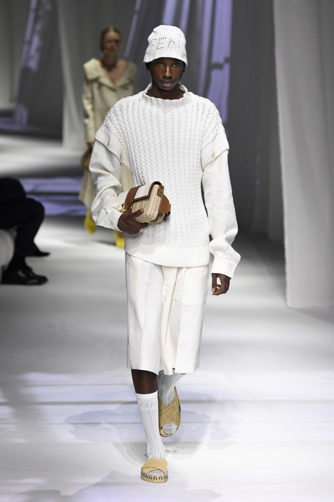 blusa de lã Fendi