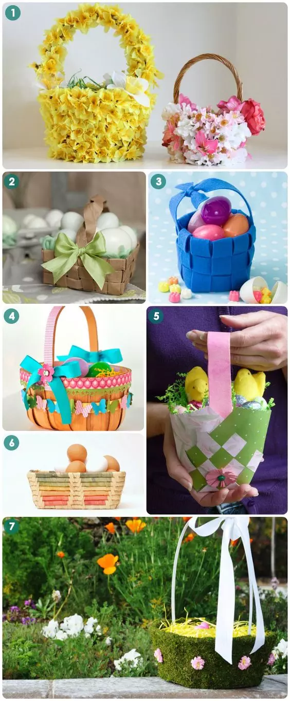 Cestas de Páscoa variadas