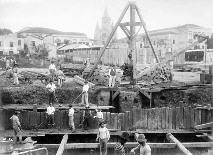 Viaduto Santa Ifigênia em 1910
