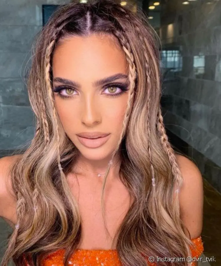 Penteado caipira chique