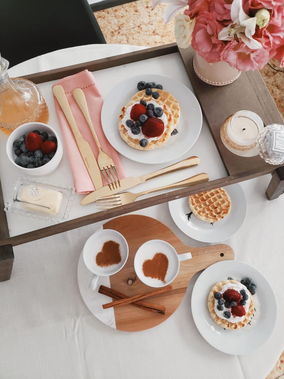 jantar romantico mesa posta cafe da manha com comidas bonitas