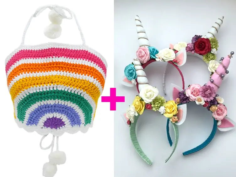 top croche listras