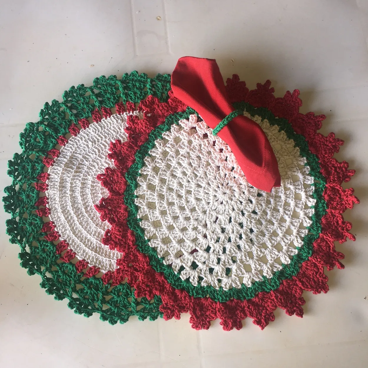 Sousplat de Natal.
