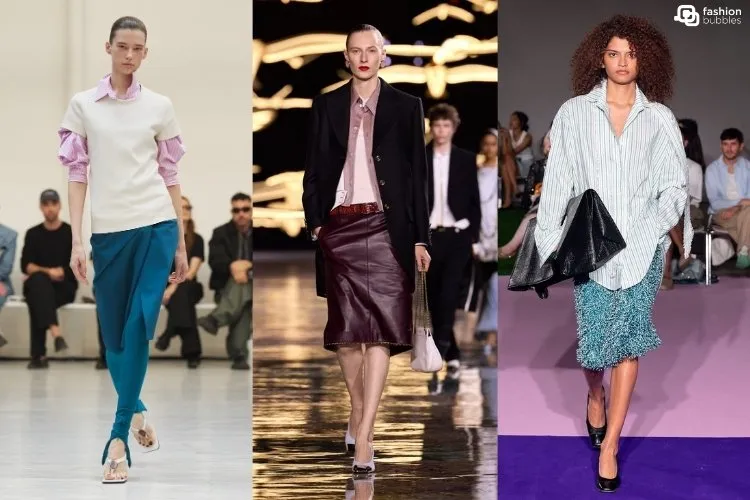 Camisa listrada é uma das tendências da Paris Fashion Week Primavera Verão 2027