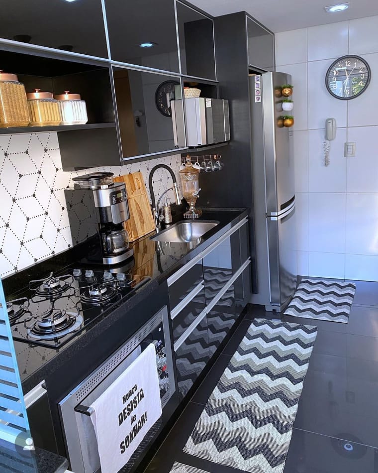 Decoração preta