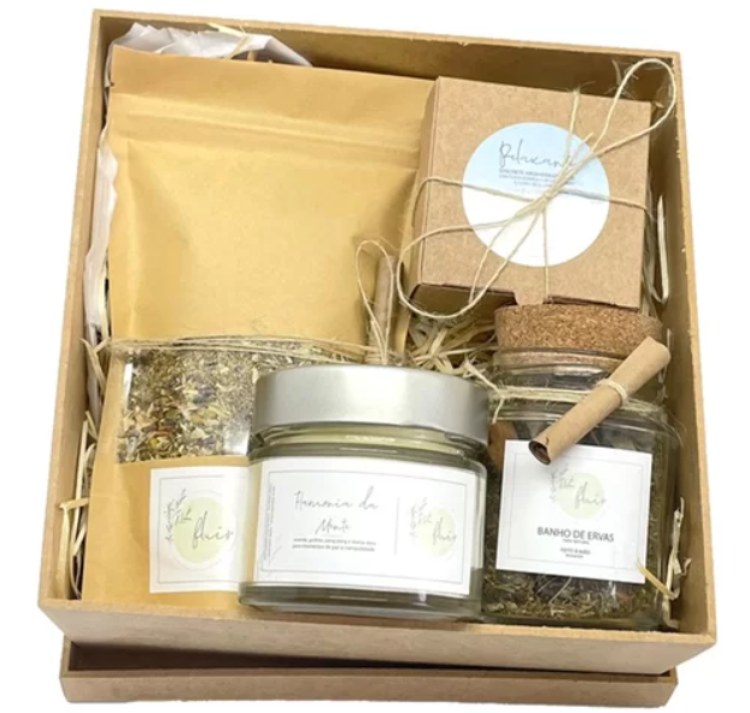kit com 5 itens relaxantes