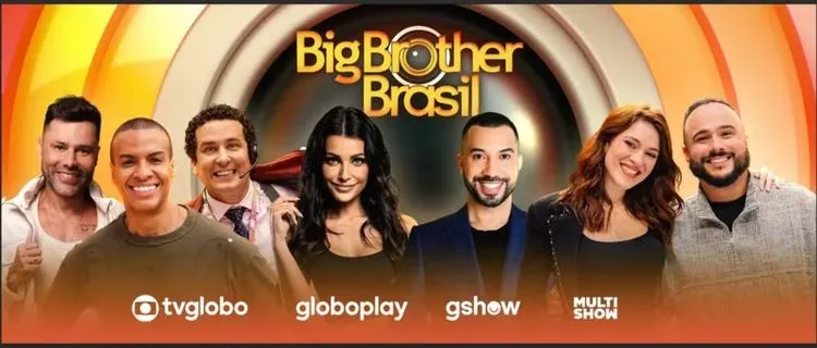Foto dos apresentadores do Big Brother Brasil 2026