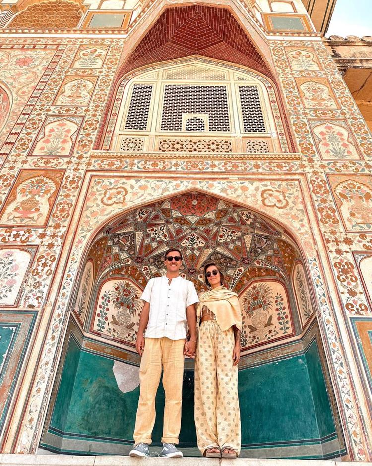 foto de casal em viagem