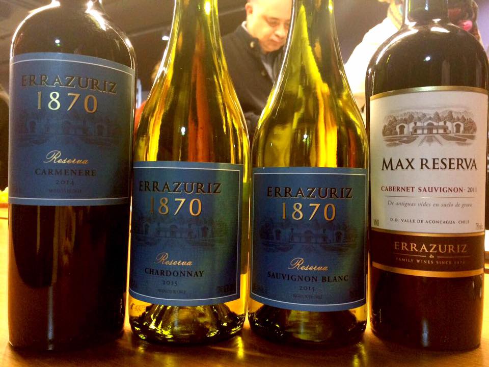 Degustação de vinhos - linha Errazuriz 1870 Charles schweitzer 2