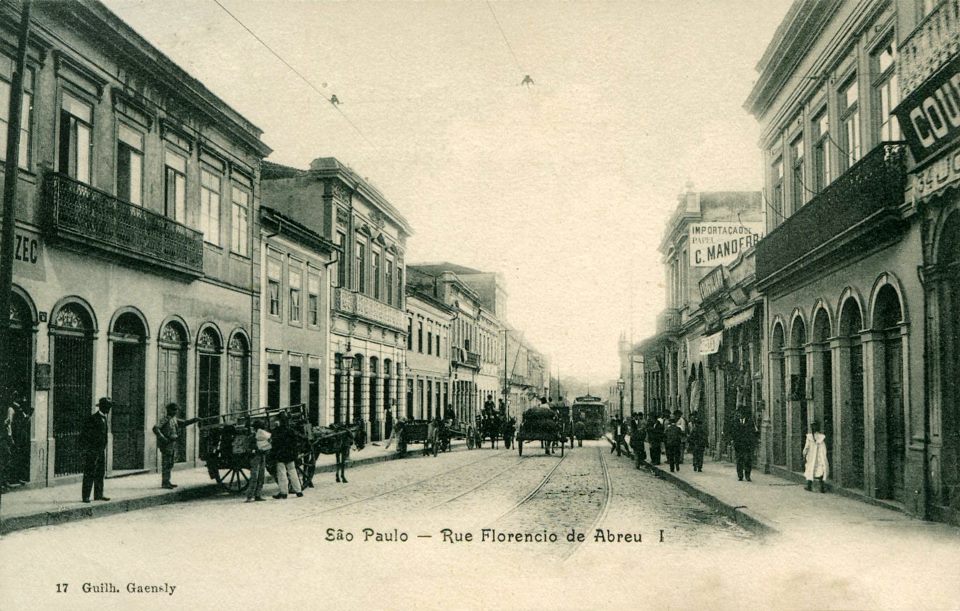 Rua Florêncio de Abreu em 1903