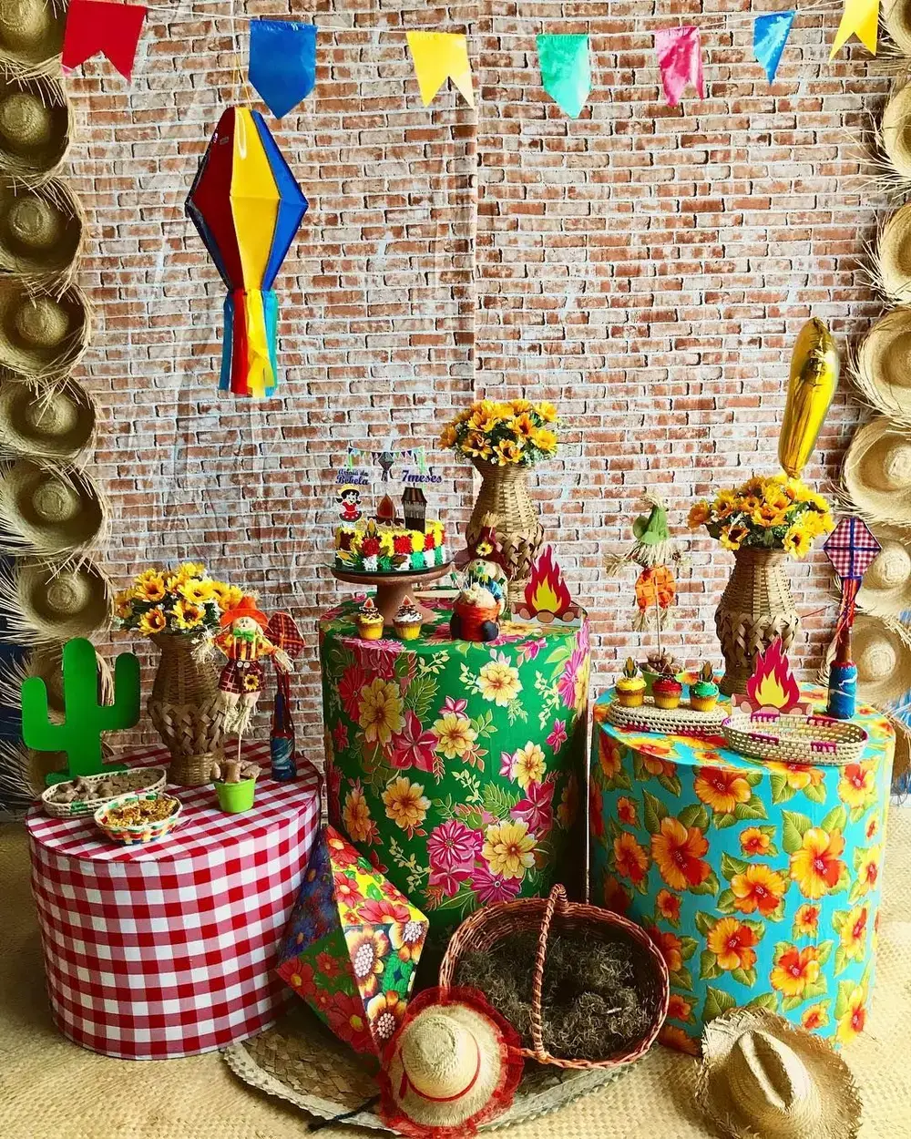 Decoração de festa junina. 