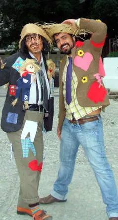 Looks com retalhos para festa junina masculino