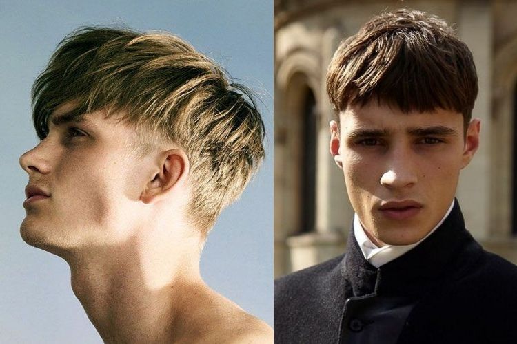 duas opções de bowl cut