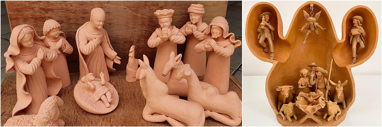 presépio de terracota