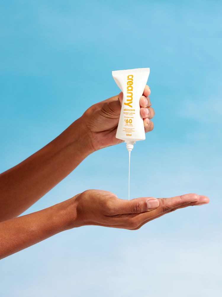 lançamento da creamy, o protetor solar. 