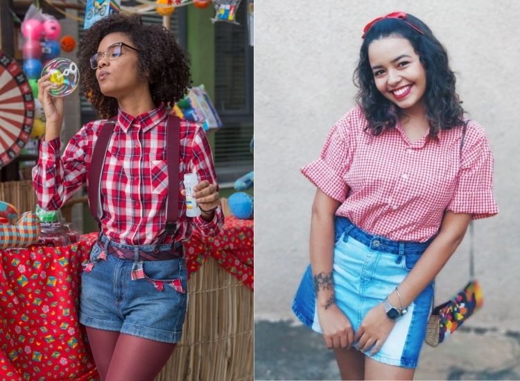 trajes de festa junina