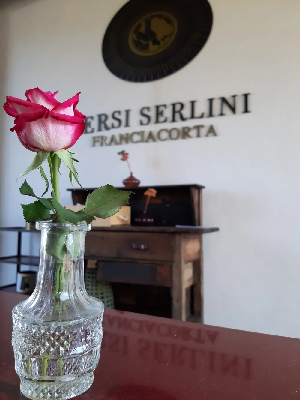 Entrada da vinícola Bersi Serlini.