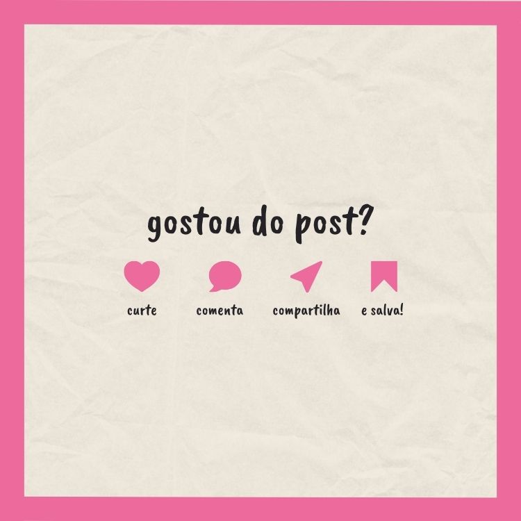 Gostou do post? Com simbolos de compartilhar