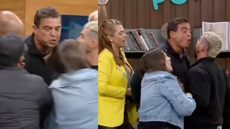 Dhomini e Radamés protagonizaram mais uma briga feia no Power Couple.
