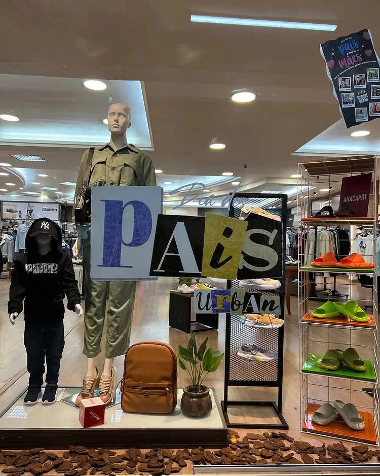 loja de roupas e calçados
