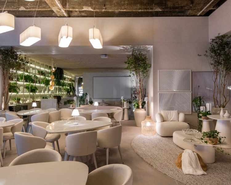 Ambiente de Carla Felippi - Casa em Mykonos, no Casacor SP 2023