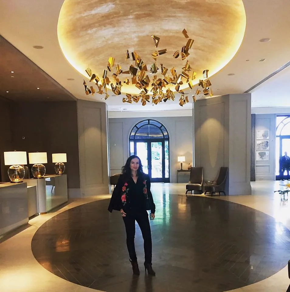 Denise pitta no Palácio Tangará