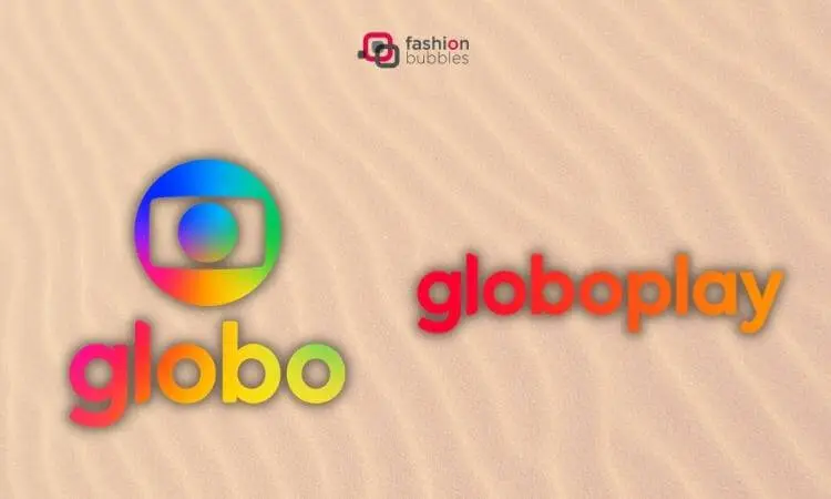 logos da Globo e do Globoplay em fundo de areia Globo e Globoplay