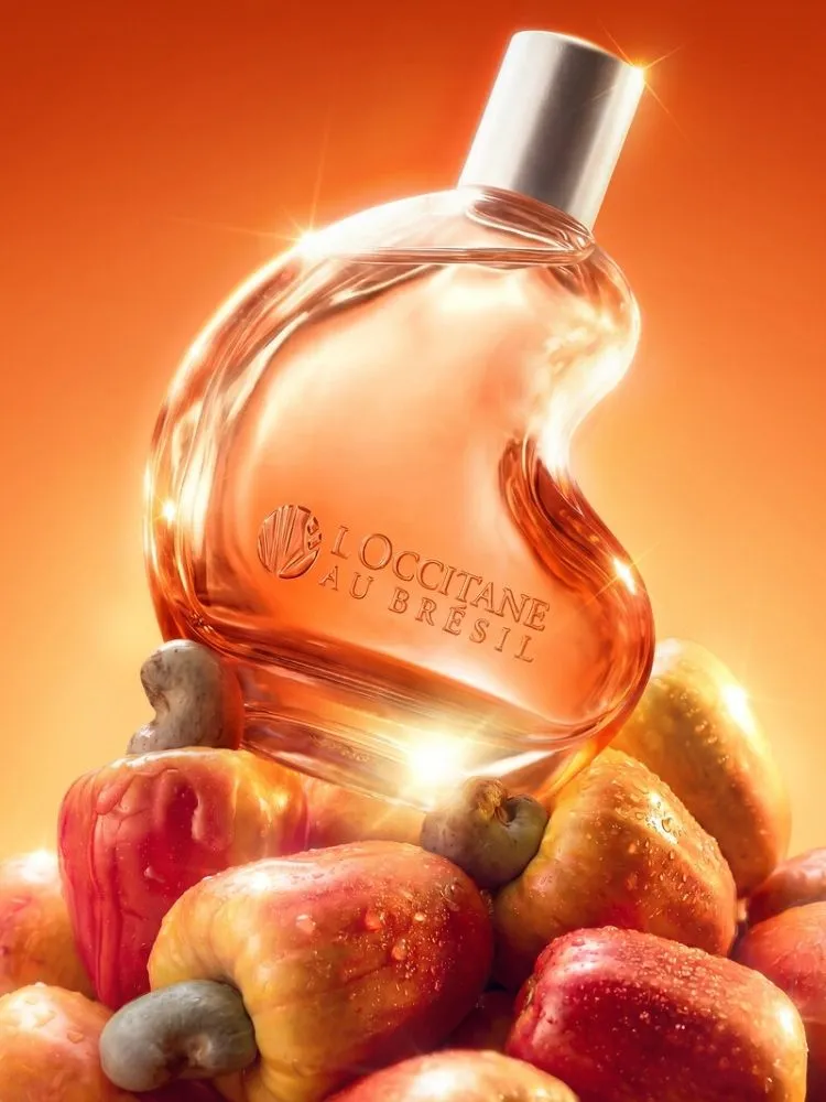 Eau de Parfum Caju da L'occitane, um dos lançamentos de beleza de setembro de 2026