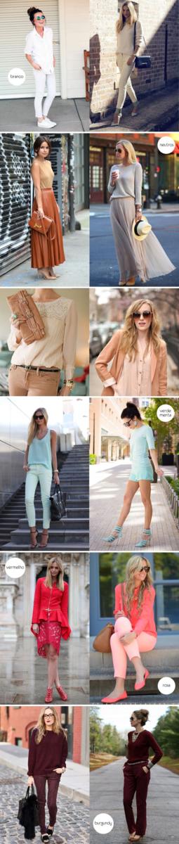 looks monocromáticos