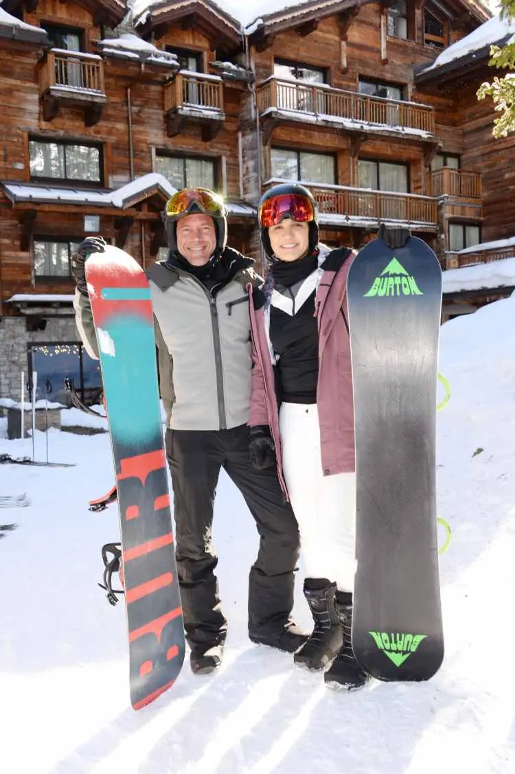 férias malvino salvador em courchevel, montanha de neve