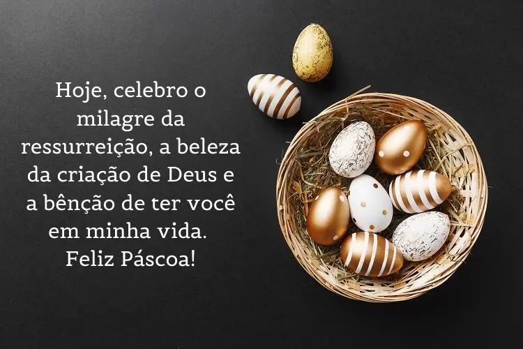 mensagem de Páscoa religiosa