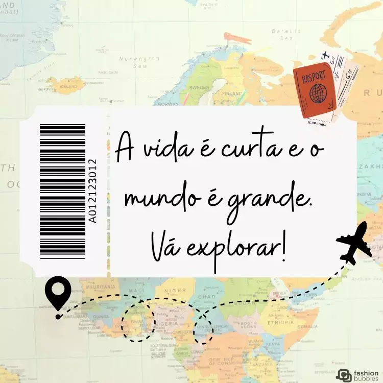 frase para viagens