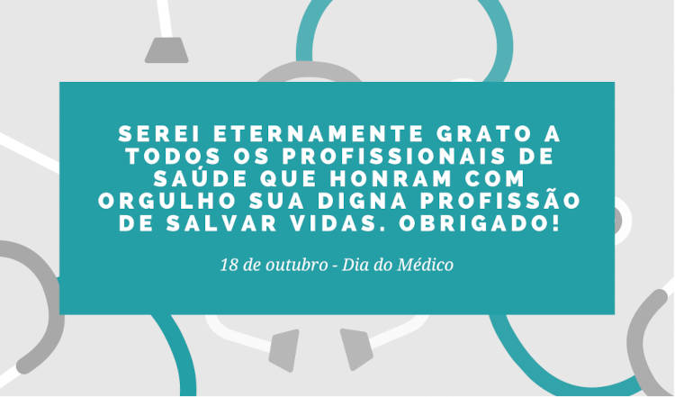 Frase de Obrigado para os médicos