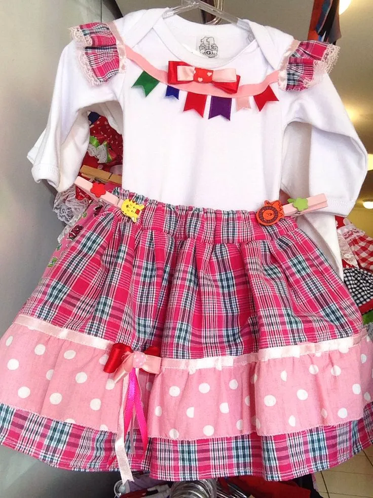 Os melhores vestidos caipiras - moda infantil (1)