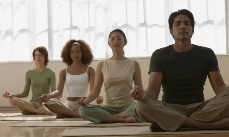 Mindfulness em grupo.