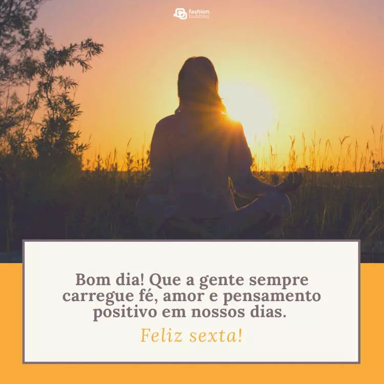 Frase de feliz sexta-feira!
