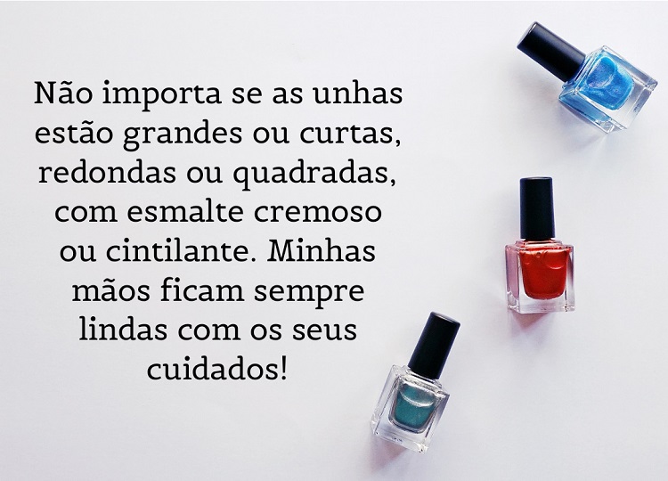 frases para dia da manicure