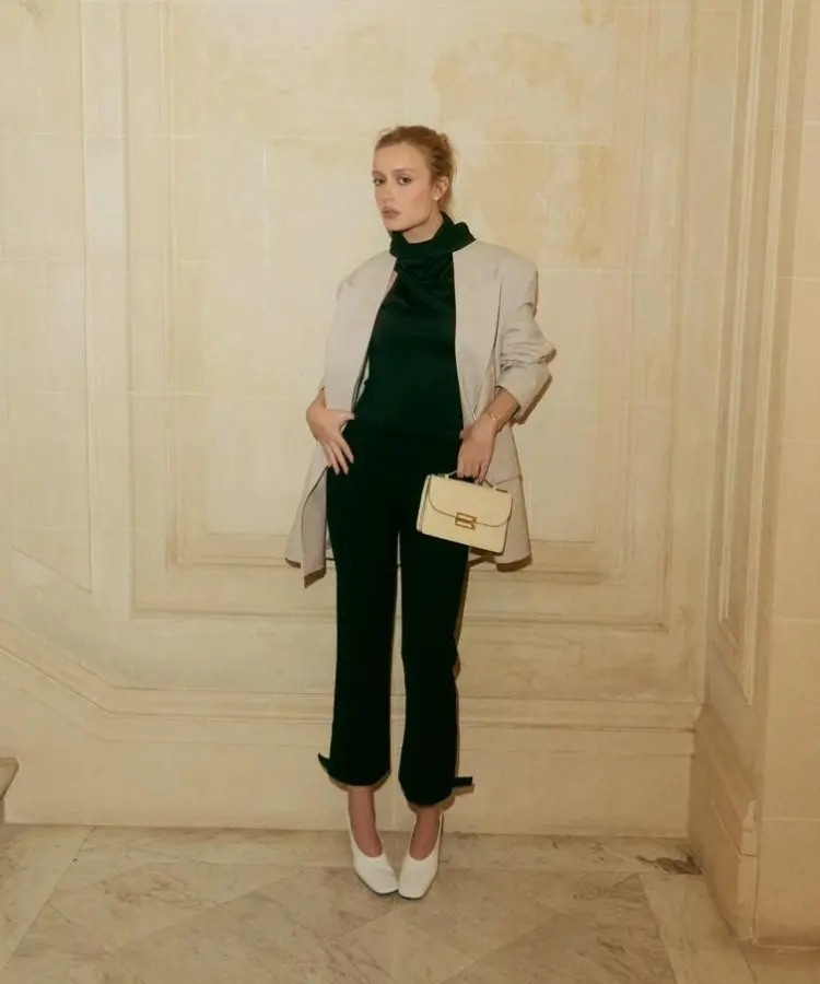 Foto de Maria Braz, uma das brasileiras na Paris Fashion Week SS26