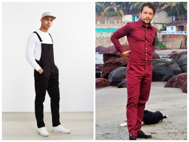 macacão masculino vermelho
