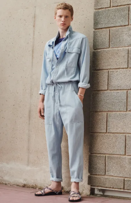 Macacão masculino jeans