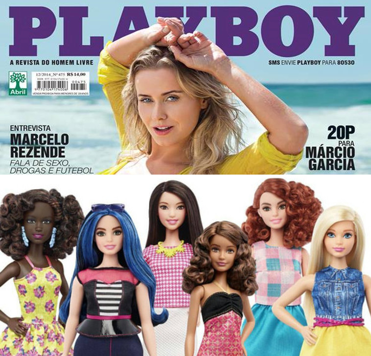 O que a nova Playboy e a Barbie 2016 tem em comum? 